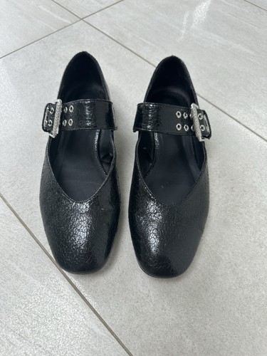 Zara black patent mary - zara,