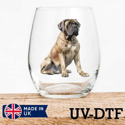 Mastiff dog 8pcs dtf - 8pcs, uv