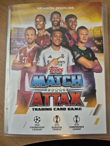 Topps match attax binder - topps, 25/26