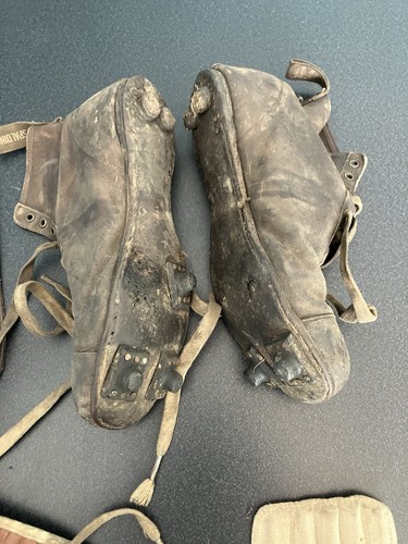 Old football boots plus - boots, shin