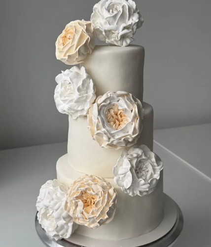 Marshmallow flowers wedding - marshmallow,