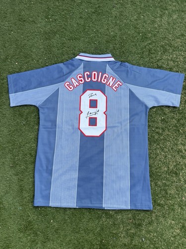 Paul gascoigne signed shirt - gascoigne,