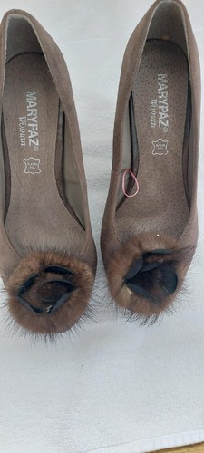 Marypaz brown suede - suede, court