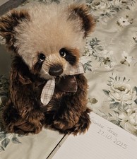 Charlie Bears Mohair Whiskey Isabelle Lee Ltd Edition Tags And Bag.