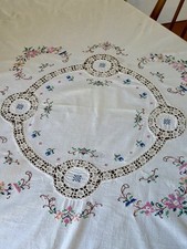 Vintage Tablecloth Hand