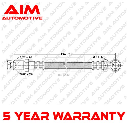 Clutch hose aim fits austin - fits,
