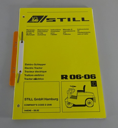 Maintenance manual electric - manual,