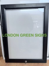 Black Menu Light Boxes SIZE