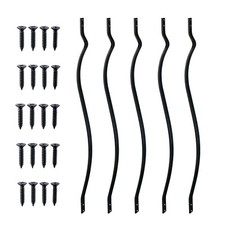 External Black Metal Decking Spindles Victorian or Abbey Packs of 5 Spindles