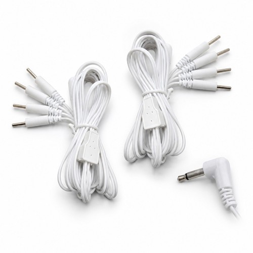 Male electrode leads for - leads, tens