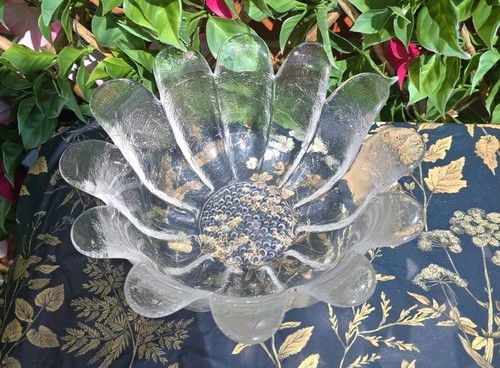 Vintage 1970s large glass - 1970s,