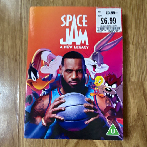 Space jam new legacy dvd - new,