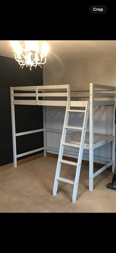 Grey cabin bed - with, and