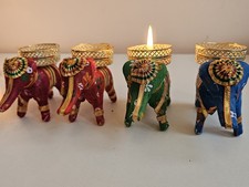 4xHandcrafted Elephant