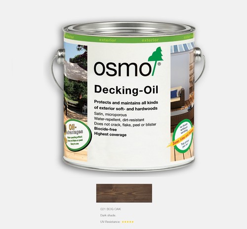 Osmo decking oil - all, colours