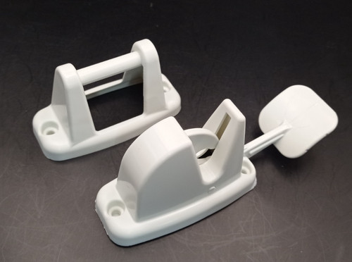 Door retainer static caravan - door,