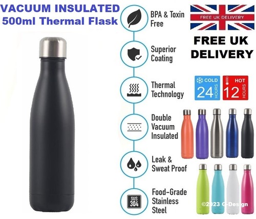 500ml stainless steel - 500ml, water