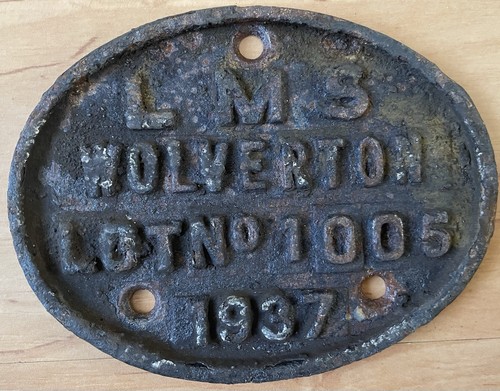 Rare cast iron lms railway - rare,