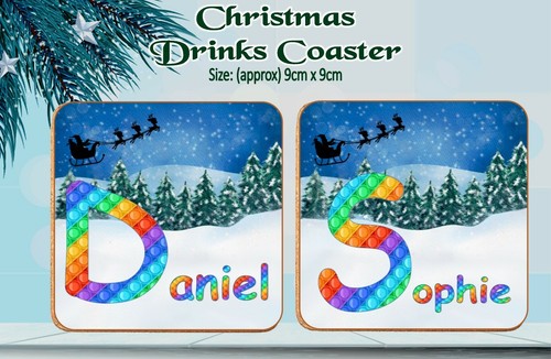 Personalised christmas pop - christmas,