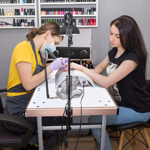 Folding nail art - nail, table