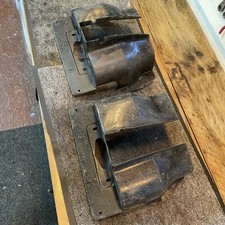 classic vw camper Beetle engine tin Cylinder Shrouds Pair single port