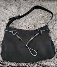 Gucci Horse Bit Black Suede Hobo Bag - Minimalist, Classy, Elegant!