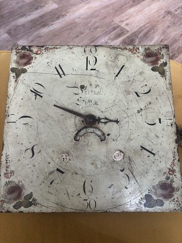 Antique clock movement - clock,