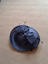 Navy Wedding Races Hat