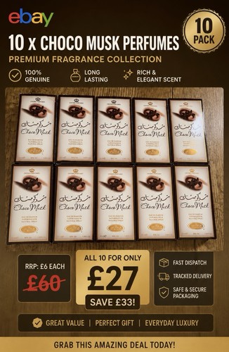 10x choco musk perfume - 10x,