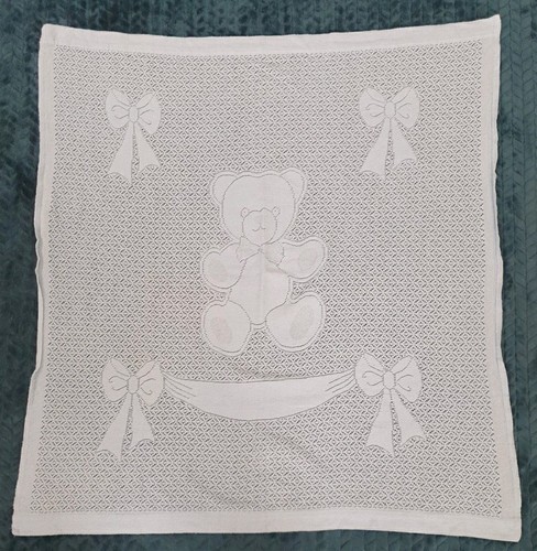 Vintage pram blanket - pram, blue