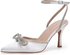 Ainrock White Wedding Shoes