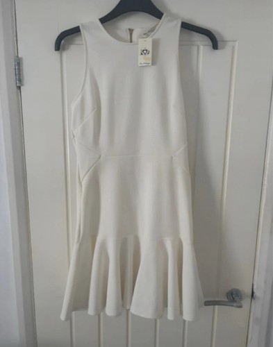 White sleeveless mini - white,