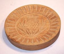 Traditional Scottish made wooden shortbread mould - 6 inch diameter mould