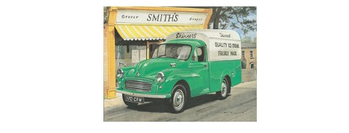 Morris minor delivery van - delivery,
