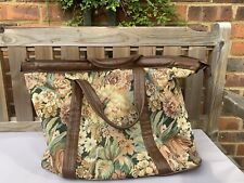 Vintage St Michael Marks & Spencer Tapestry Bag Carpet Bag Doctors Holdall M&S