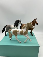Schleich Horses Toy Plastic Collectable Stamped Set Of 3