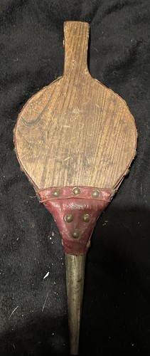 Vintage fire bellows working - fire,