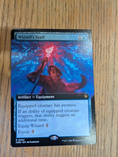 Mtg wizard staff extended - ~, (extended