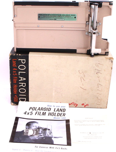Polaroid land 4x5 film holder - 4x5,