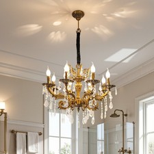Vintage crystal chandelier - vintage,