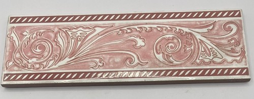 Pink rosa ceramic border - ceramic,
