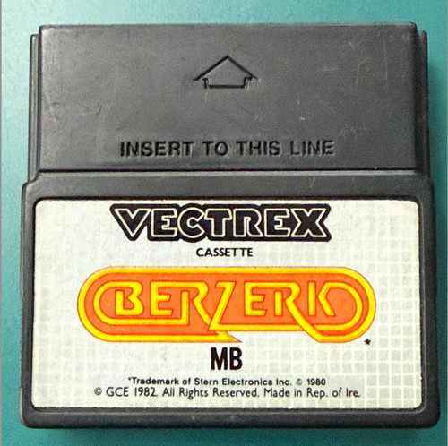 Berzerk vectrex game cart - berzerk,