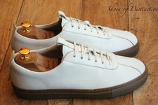 Grenson The Good Shoe White Leather Lace Up Trainers Men's UK 8 G US 9 EU 42