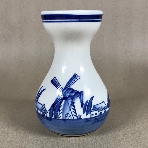 Blue and white windmill - blue,