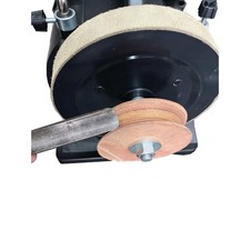 Holzstar Profiled leather honing wheel attachment for Whet Stone Sharpener