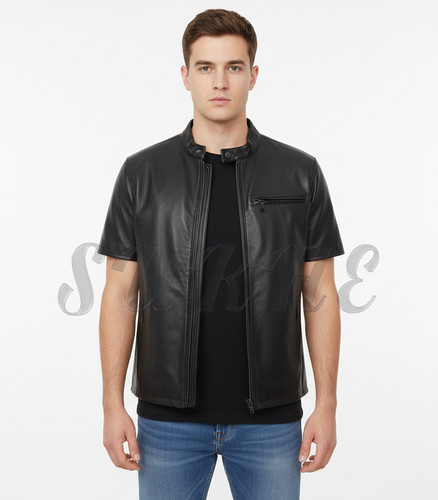 Black short sleeve men - black, men's