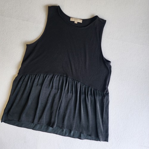 Loft women black sleeveless - black,