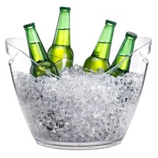 Clear Plastic Ice Bucket