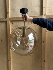 Large Glass Ball Pendant