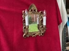 Vintage french mirror sconces - mirror,